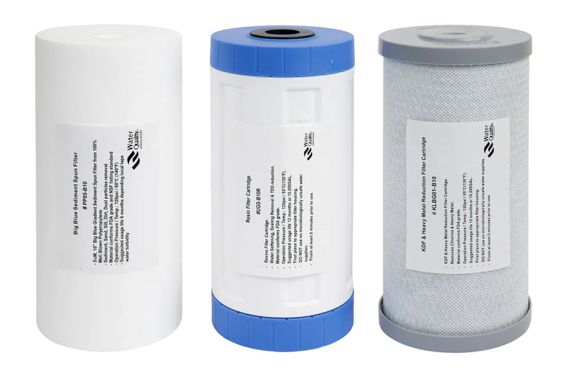 3 Stage Whole House Replacement Filters - 3 Pack